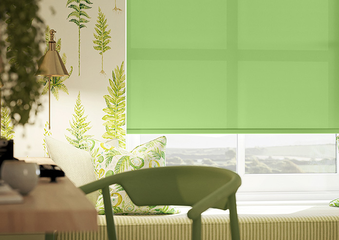 Roma (FR), Vivid Green - Twist&Fit Roller Blind - Image 5